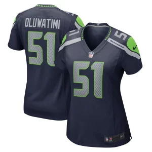 Exceptional Olusegun Oluwatimi Seattle Seahawks Nike Women's Game Jersey - College Navy