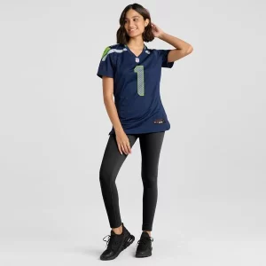 Exceptional Laviska Shenault Jr. Seattle Seahawks Nike Women's Team Game Jersey - College Navy