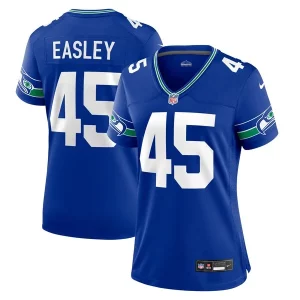 Stunning Kenny Easley Seattle Seahawks Nike Women's Throwback Retired Player Game Jersey - Royal
