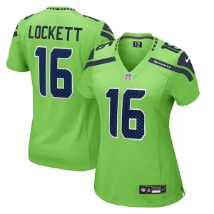 Premium Tyler Lockett Seattle Seahawks Nike Women's Game Jersey - Neon Green