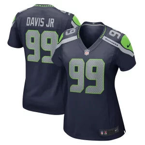 High quality Carl Davis Jr. Seattle Seahawks Nike Women's Game Jersey - Navy