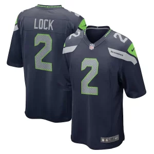 Exceptional Drew Lock Seattle Seahawks Nike Game Jersey - College Navy