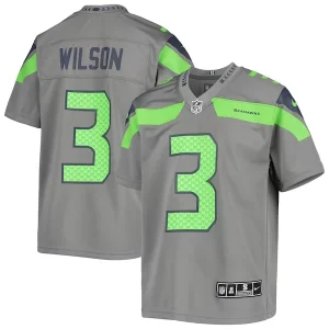 Delightful Russell Wilson Seattle Seahawks Nike Youth Inverted Team Game Jersey - Gray