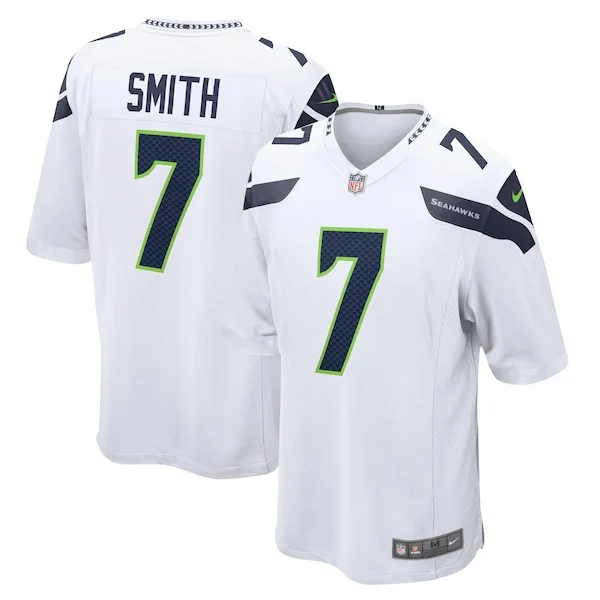 Superb Geno Smith Seattle Seahawks Nike Game Player Jersey - White