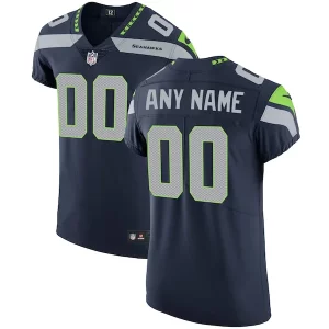 Amazing Seattle Seahawks Nike Vapor Untouchable Custom Elite Jersey - College Navy