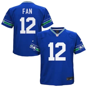 Superb 12th Fan Seattle Seahawks Nike Toddler Game Jersey - Royal
