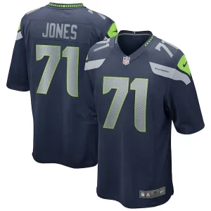 High quality Walter Jones Seattle Seahawks Nike Game Retired Player Jersey - College Navy