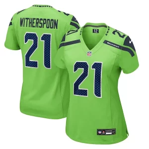 Premium Devon Witherspoon Seattle Seahawks Nike Women's Game Jersey - Neon Green
