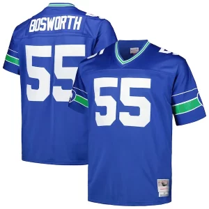 High quality Brian Bosworth Seattle Seahawks Big & Tall 1987 Legacy Retired Player Jersey - Royal