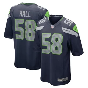 Delightful Derick Hall Seattle Seahawks Nike Game Jersey - College Navy