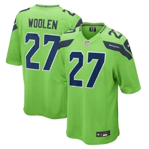 Top notch Tariq Woolen Seattle Seahawks Nike Game Jersey - Neon Green