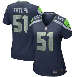 Stunning Lofa Tatupu Seattle Seahawks Nike Women's Game Retired Player Jersey - College Navy