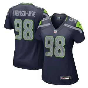 Amazing Roy Robertson-Harris Seattle Seahawks Nike Women's Team Game Jersey - College Navy