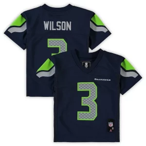 Delightful Russell Wilson Seattle Seahawks Preschool Replica Player Jersey - College Navy