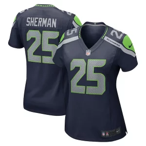 Delightful Richard Sherman Seattle Seahawks Nike Women's Retired Game Jersey - College Navy