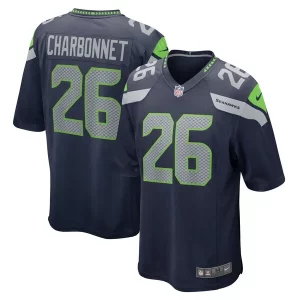 Superb Zach Charbonnet Seattle Seahawks Nike Game Jersey - College Navy
