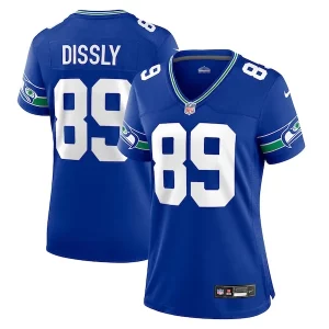 Exceptional Will Dissly Seattle Seahawks Nike Women's Throwback Player Game Jersey - Royal