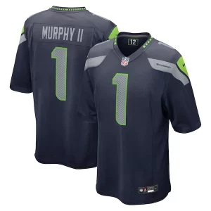 Amazing Byron Murphy II Seattle Seahawks Nike 2024 NFL Draft First Round Pick Player Game Jersey - College Navy