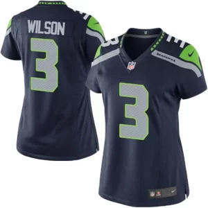 Amazing Russell Wilson Seattle Seahawks Nike Women's Game Player Jersey - College Navy
