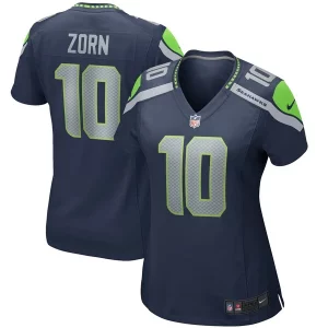 Exceptional Jim Zorn Seattle Seahawks Nike Women's Game Retired Player Jersey - College Navy
