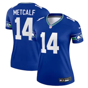 Stunning DK Metcalf Seattle Seahawks Nike Women's Alternate Legend Jersey - Royal