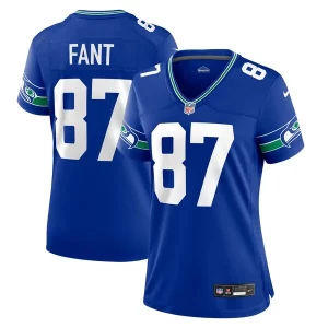 Exceptional Noah Fant Seattle Seahawks Nike Women's Throwback Player Game Jersey - Royal