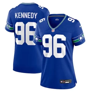 Exceptional Cortez Kennedy Seattle Seahawks Nike Women's Throwback Player Game Jersey - Royal