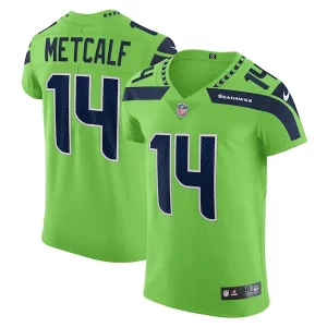 Superb DK Metcalf Seattle Seahawks Nike Alternate Vapor Elite Player Jersey - Neon Green