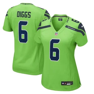 Amazing Quandre Diggs Seattle Seahawks Nike Women's Game Jersey - Neon Green