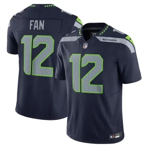 Top notch 12th Fan Seattle Seahawks Nike Vapor F.U.S.E. Limited Jersey - Navy