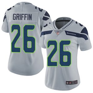 Delightful Seahawks #26 Shaquem Griffin Grey Alternate Women's Stitched NFL Vapor Untouchable Limited Jersey