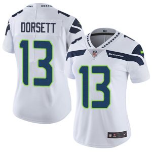 Superb Seahawks #13 Phillip Dorsett White Women's Stitched NFL Vapor Untouchable Limited Jersey