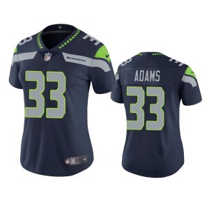 Superb Seattle Seahawks #33 Jamal Adams Women's Navy Vapor Untouchable Limited Stitched Jersey