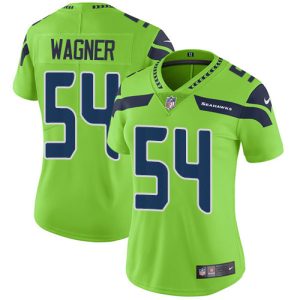 Delightful Seahawks #54 Bobby Wagner Green Women's Stitched NFL Limited Rush Jersey