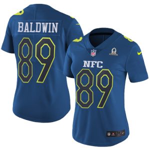 Delightful Seahawks #89 Doug Baldwin Navy Women's Stitched NFL Limited NFC 2017 Pro Bowl Jersey