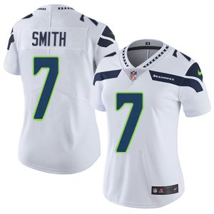 Superb Seahawks #7 Geno Smith White Women's Stitched NFL Vapor Untouchable Limited Jersey