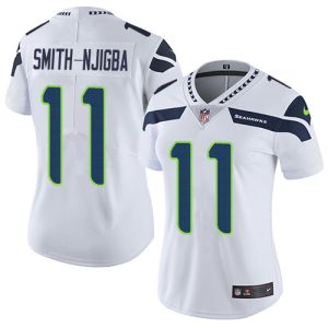 Premium Seahawks #11 Jaxon Smith-Njigba White Women's Stitched NFL Vapor Untouchable Limited Jersey