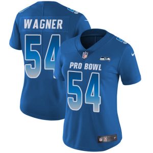 Outstanding Seahawks #54 Bobby Wagner Royal Women's Stitched NFL Limited NFC 2019 Pro Bowl Jersey