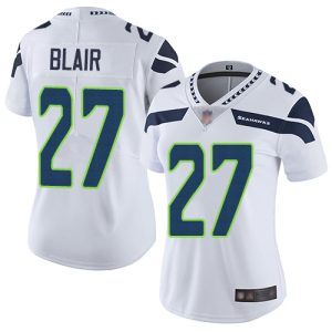 High quality Seahawks #27 Marquise Blair White Women's Stitched NFL Vapor Untouchable Limited Jersey