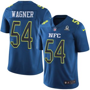 Superb Seahawks #54 Bobby Wagner Navy Youth Stitched NFL Limited NFC 2017 Pro Bowl Jersey