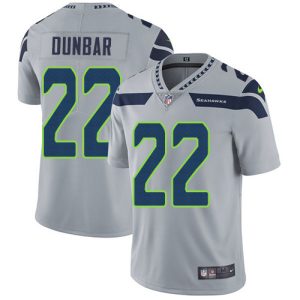Fantastic Seahawks #22 Quinton Dunbar Grey Alternate Youth Stitched NFL Vapor Untouchable Limited Jersey