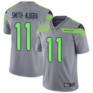 Stunning Seahawks #11 Jaxon Smith-Njigba Gray Youth Stitched NFL Limited Inverted Legend Jersey