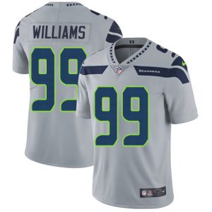 Outstanding Seahawks #99 Leonard Williams Grey Alternate Youth Stitched NFL Vapor Untouchable Limited Jersey
