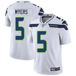 Outstanding Seahawks #5 Jason Myers White Youth Stitched NFL Vapor Untouchable Limited Jersey
