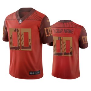 Exceptional San Francisco 49ers Custom Orange Vapor Limited City Edition NFL Jersey