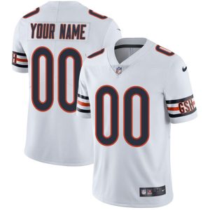 Amazing Chicago Bears Customized White Stitched Vapor Untouchable Limited Men's NFL Jersey