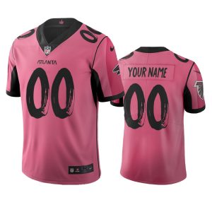 Outstanding Atlanta Falcons Custom Pink Vapor Limited City Edition NFL Jersey