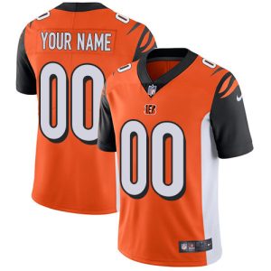 Premium Cincinnati Bengals Customized Orange Alternate Stitched Vapor Untouchable Limited Youth NFL Jersey