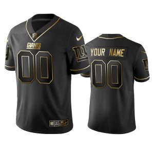 Top notch Giants Custom Black Golden Limited Edition Stitched NFL Jersey