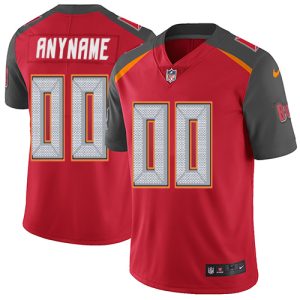 Outstanding Tampa Bay Buccaneers Customized Red Team Color Stitched Vapor Untouchable Limited Men's NFL Jersey
